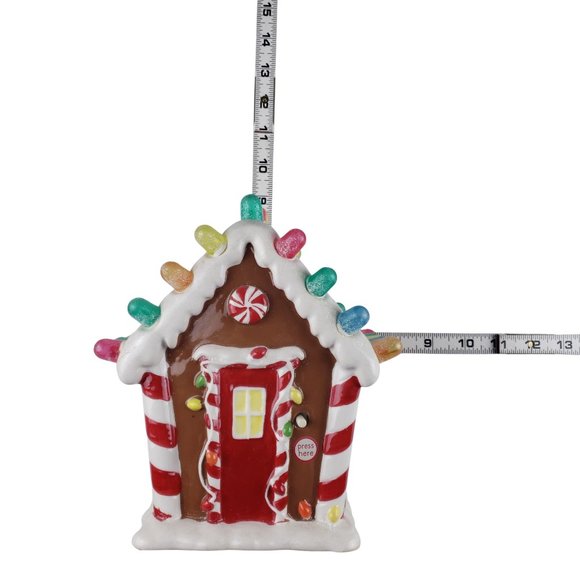 2008 Hallmark Gingerbread Gumdrop House Nutcracker Suite Ceramic Musical Lights - Picture 11 of 12